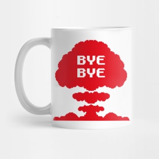 Mushroom Cloud (red, pixellated) Mug